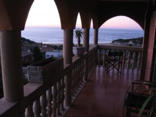 View of Cintsa Bay from arched veranda